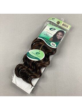 10" Ripple Deep Wave #P1B/30 Black Brown Blended Hair Extensions Track Emotion